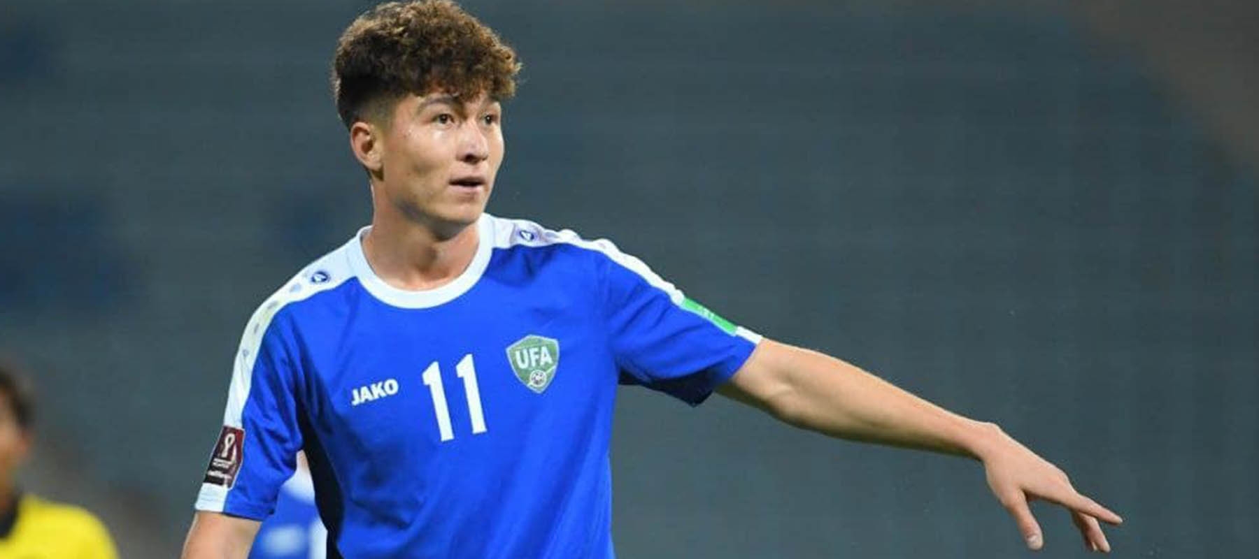 Shokhboz Umarov played for the first time in the starting lineup of the national A-team of Uzbekistan
